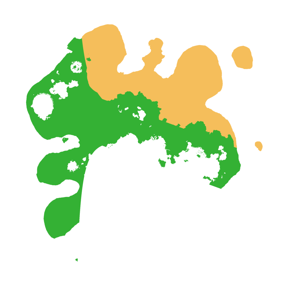 Biome Rust Map: Procedural Map, Size: 2500, Seed: 5572822