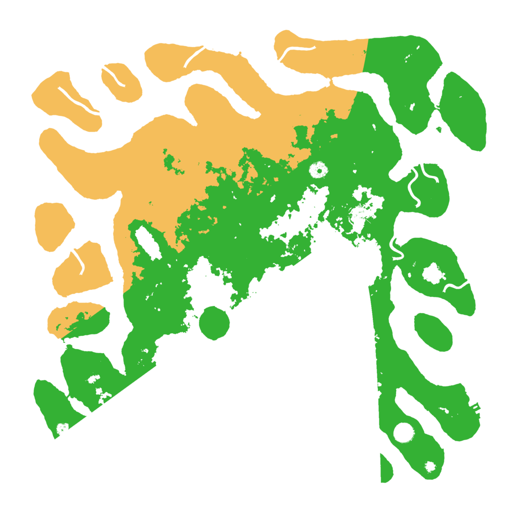 Biome Rust Map: Procedural Map, Size: 4500, Seed: 2491861