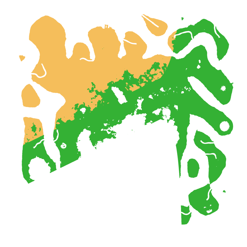 Biome Rust Map: Procedural Map, Size: 4500, Seed: 1160270053