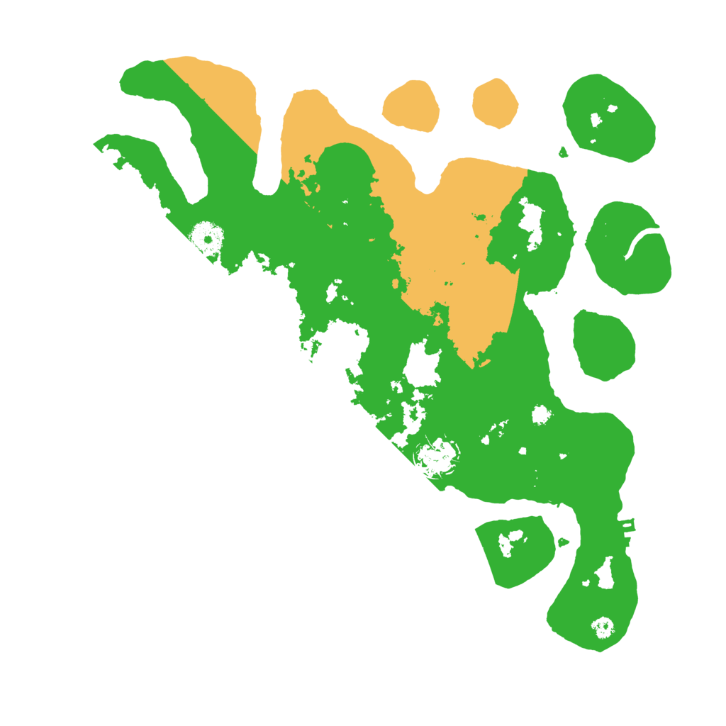 Biome Rust Map: Procedural Map, Size: 3500, Seed: 664914032