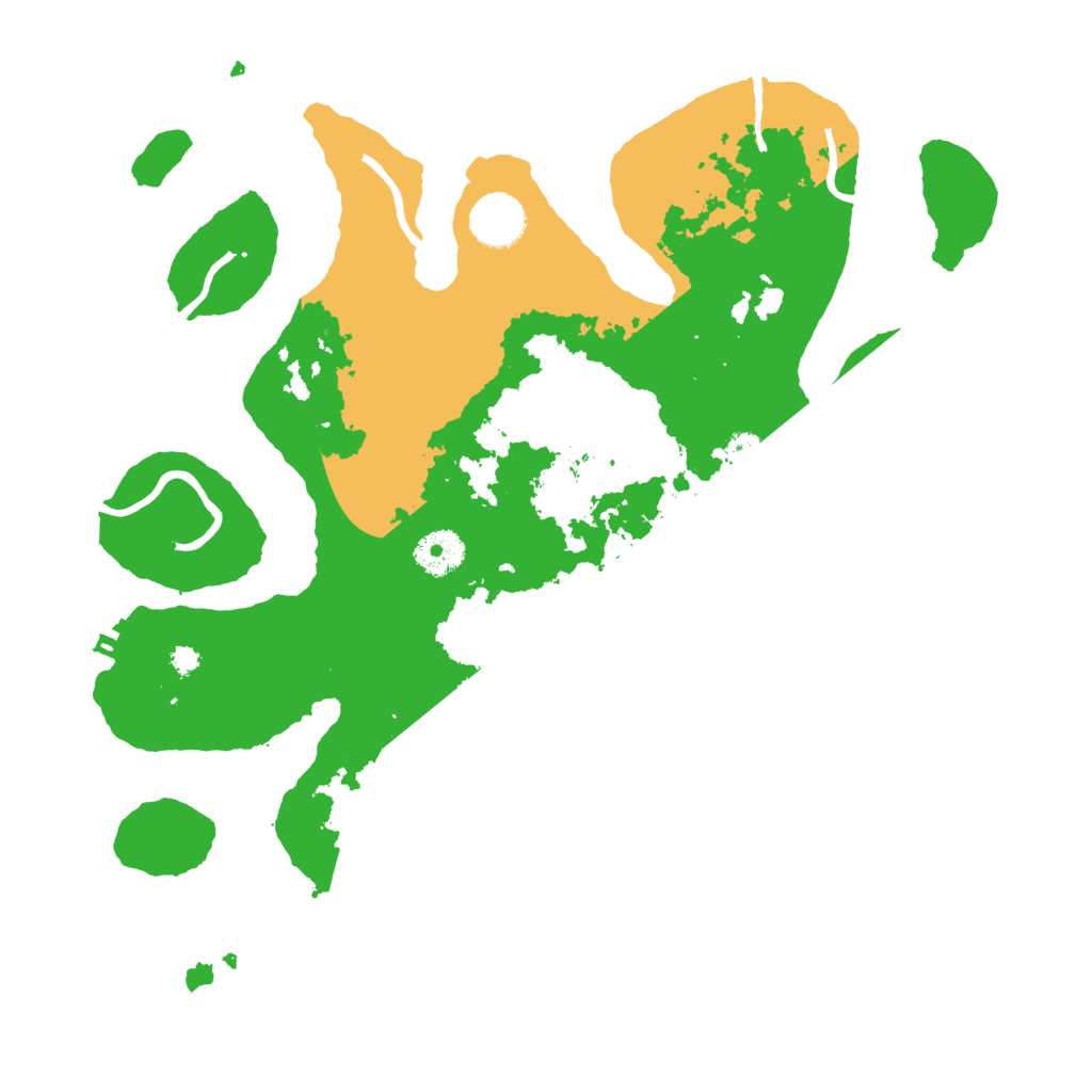 Biome Rust Map: Procedural Map, Size: 3500, Seed: 3230804