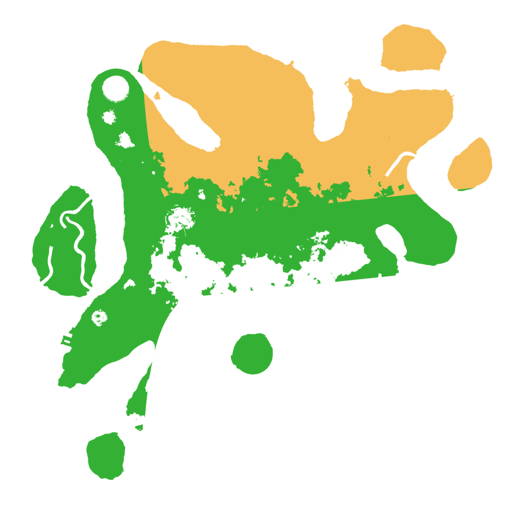 Biome Rust Map: Procedural Map, Size: 3550, Seed: 970745