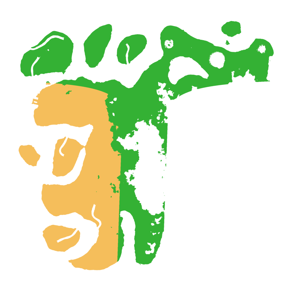 Biome Rust Map: Procedural Map, Size: 3500, Seed: 4448963