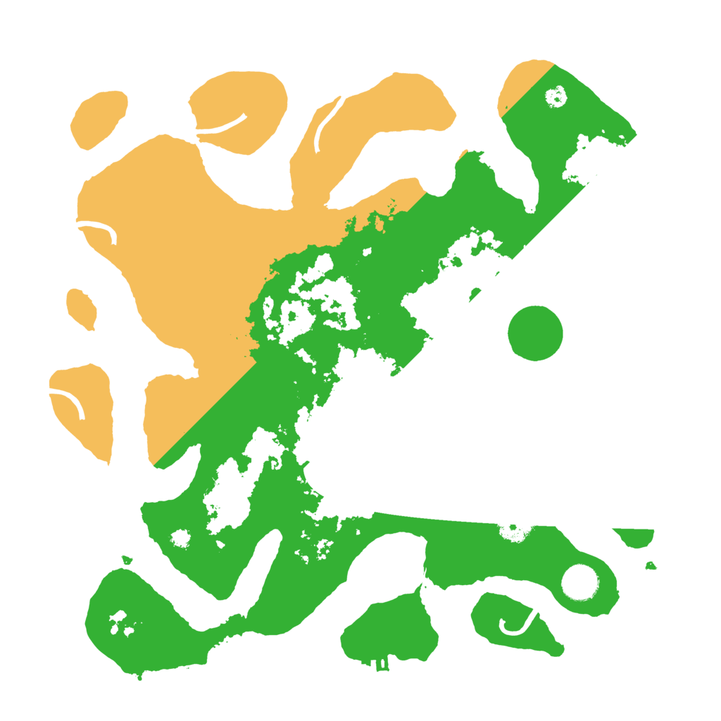 Biome Rust Map: Procedural Map, Size: 3500, Seed: 138113