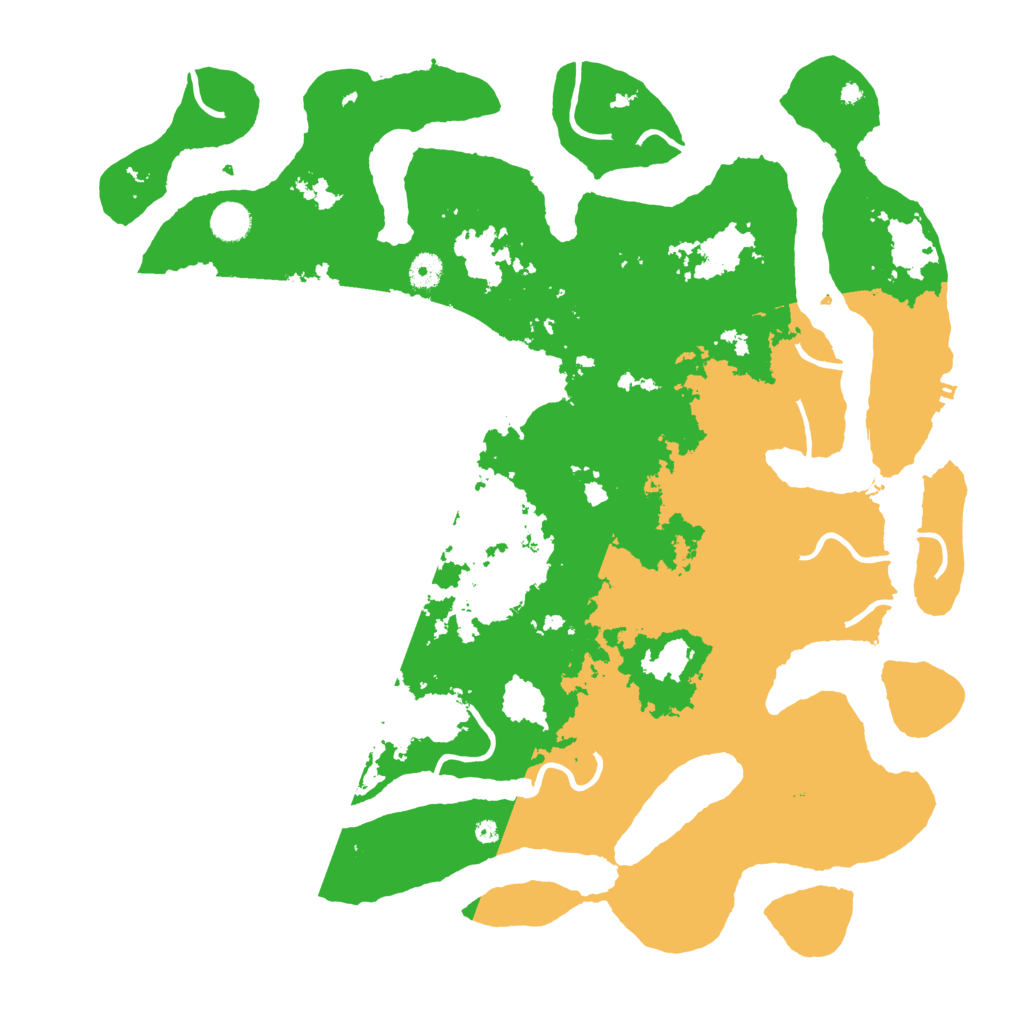 Biome Rust Map: Procedural Map, Size: 4500, Seed: 536232