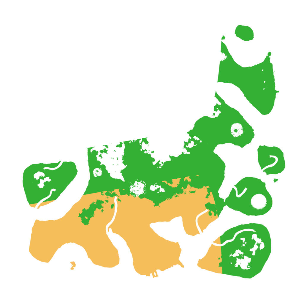 Biome Rust Map: Procedural Map, Size: 3510, Seed: 5075450