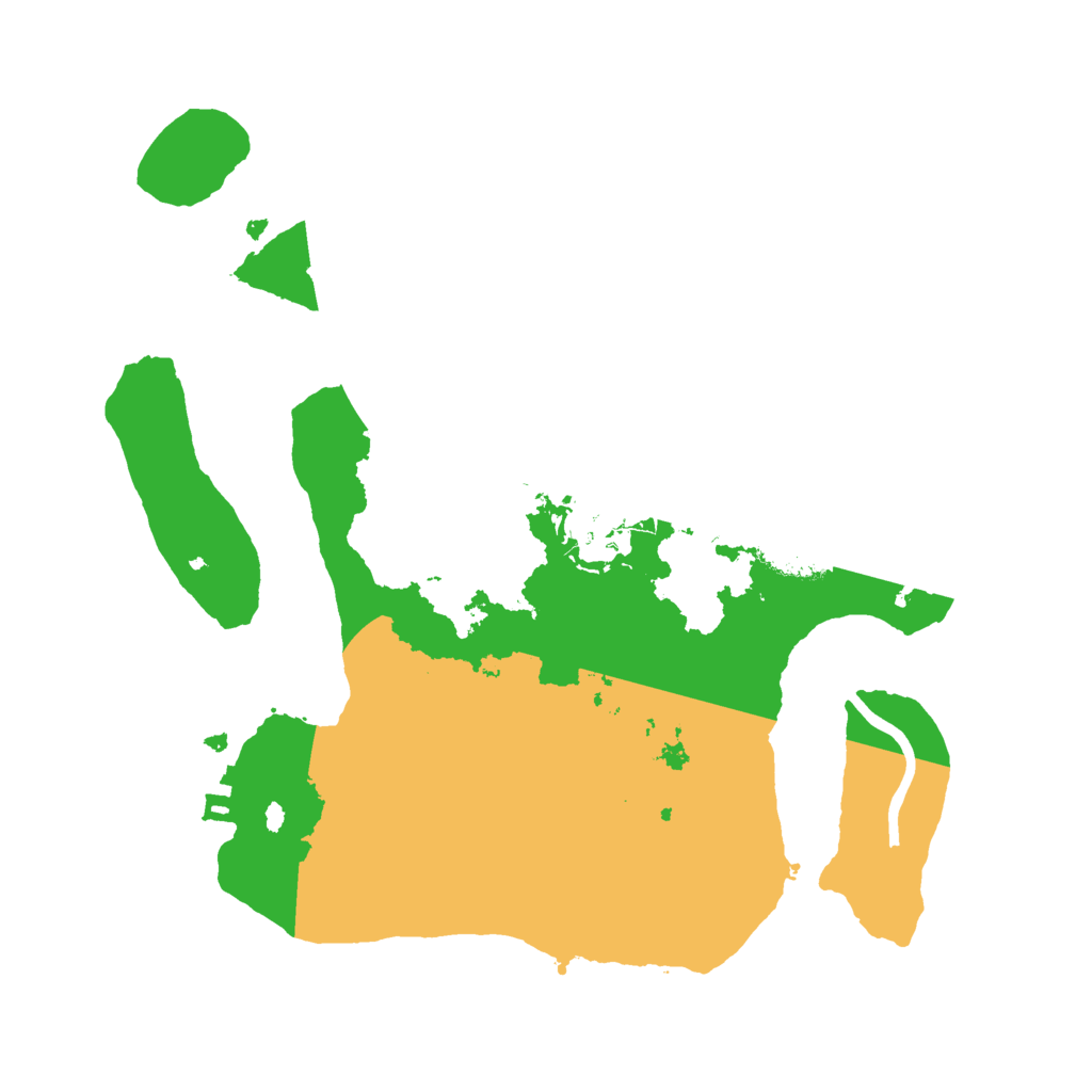 Biome Rust Map: Procedural Map, Size: 2500, Seed: 122