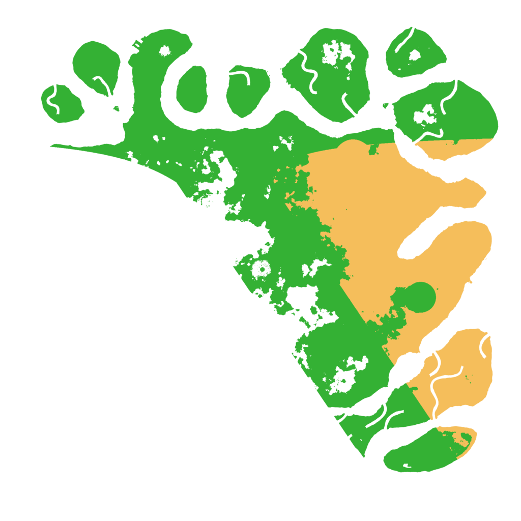 Biome Rust Map: Procedural Map, Size: 4500, Seed: 4457425