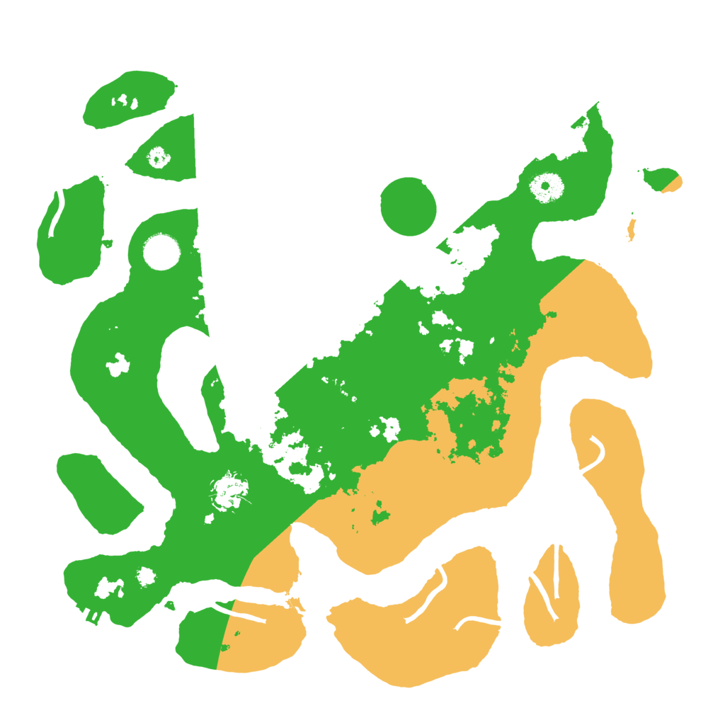 Biome Rust Map: Procedural Map, Size: 3510, Seed: 1230314