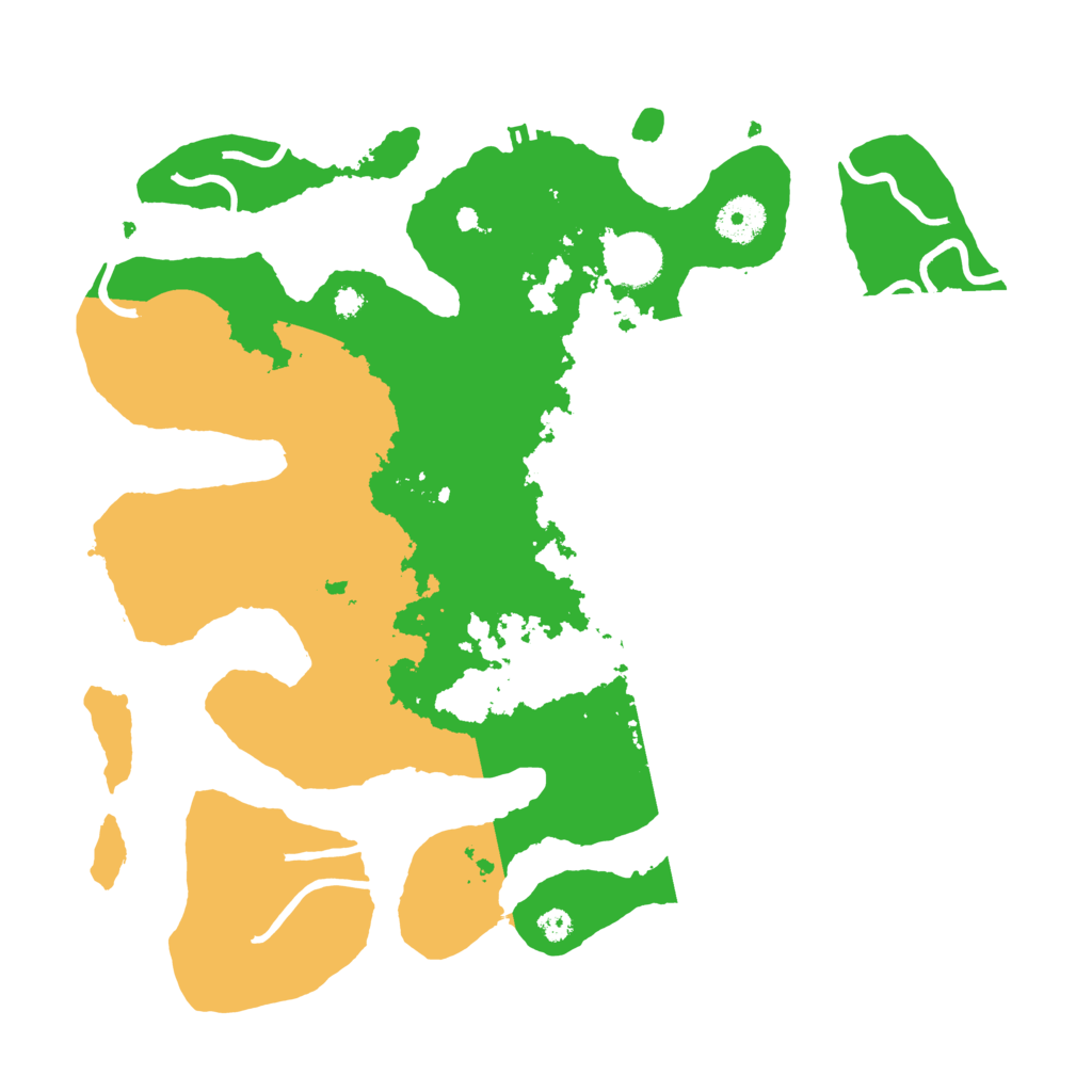 Biome Rust Map: Procedural Map, Size: 3500, Seed: 6340145