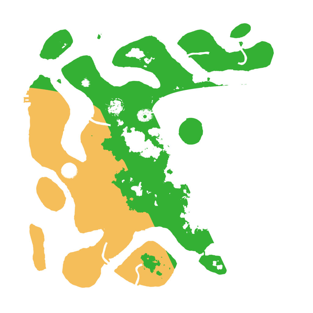 Biome Rust Map: Procedural Map, Size: 3500, Seed: 2857886