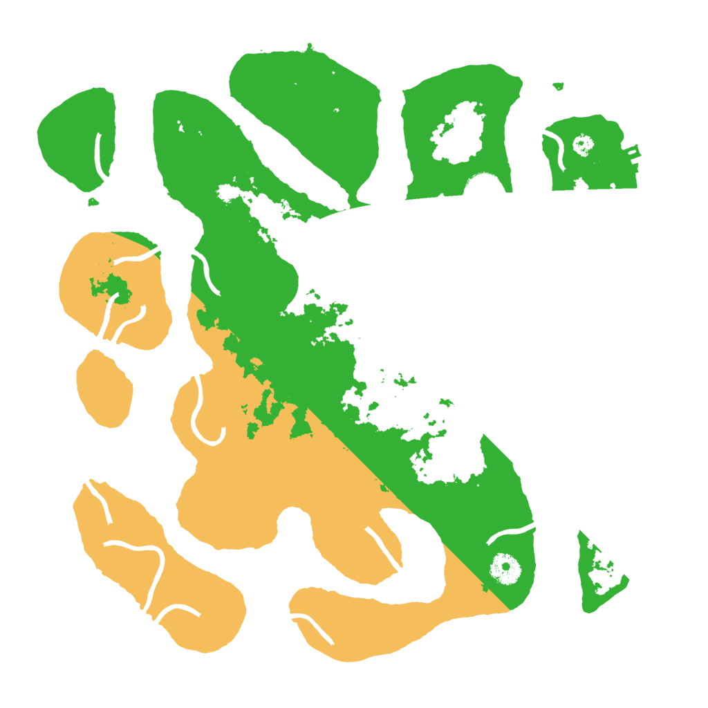 Biome Rust Map: Procedural Map, Size: 3500, Seed: 1175902224