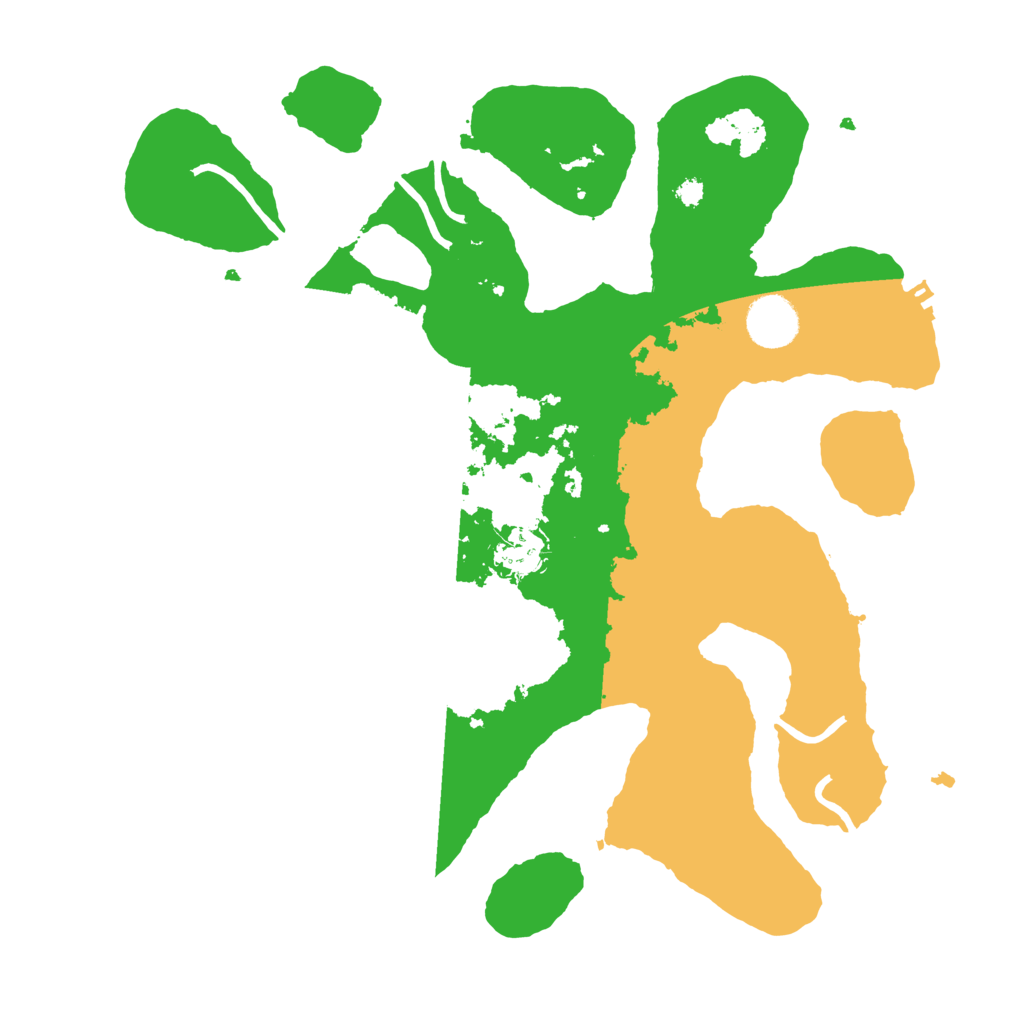 Biome Rust Map: Procedural Map, Size: 3500, Seed: 5708719