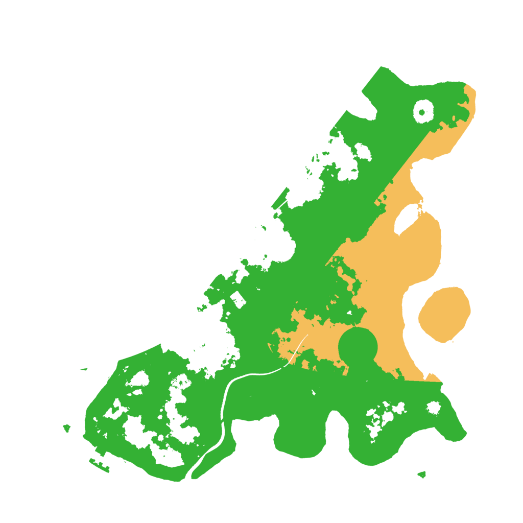 Biome Rust Map: Procedural Map, Size: 3500, Seed: 5456845