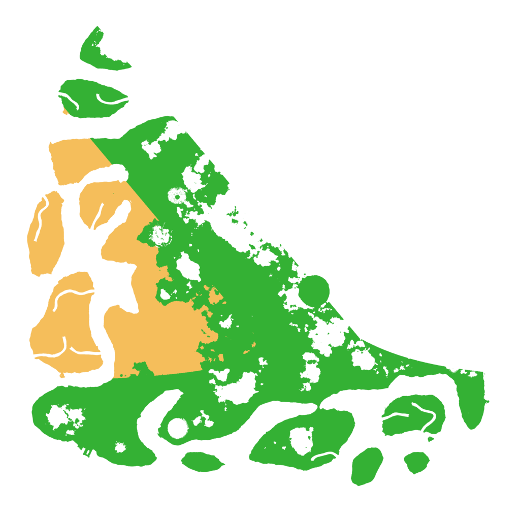 Biome Rust Map: Procedural Map, Size: 4501, Seed: 1234567890