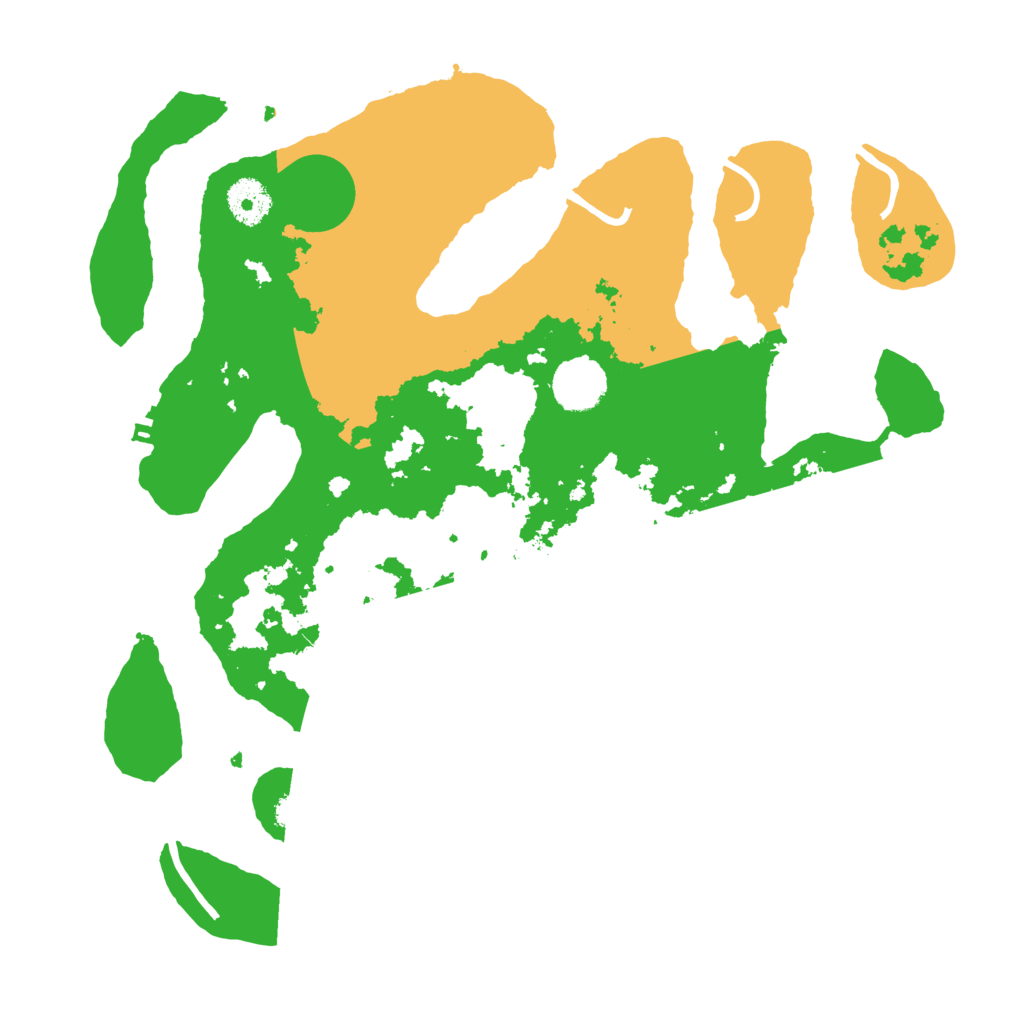 Biome Rust Map: Procedural Map, Size: 3500, Seed: 1655184