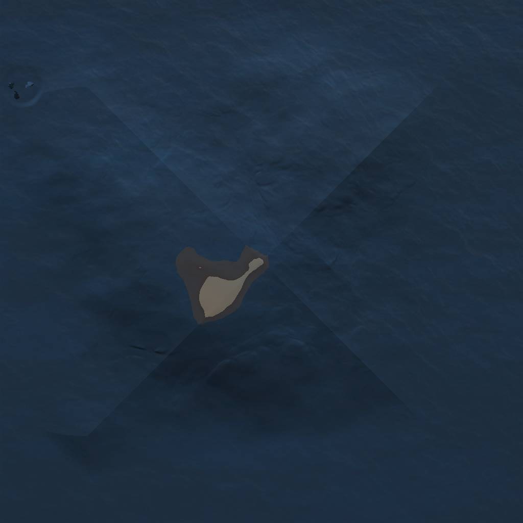 Rust Map: Procedural Map, Size: 1000, Seed: 1056958475, 3 Monuments