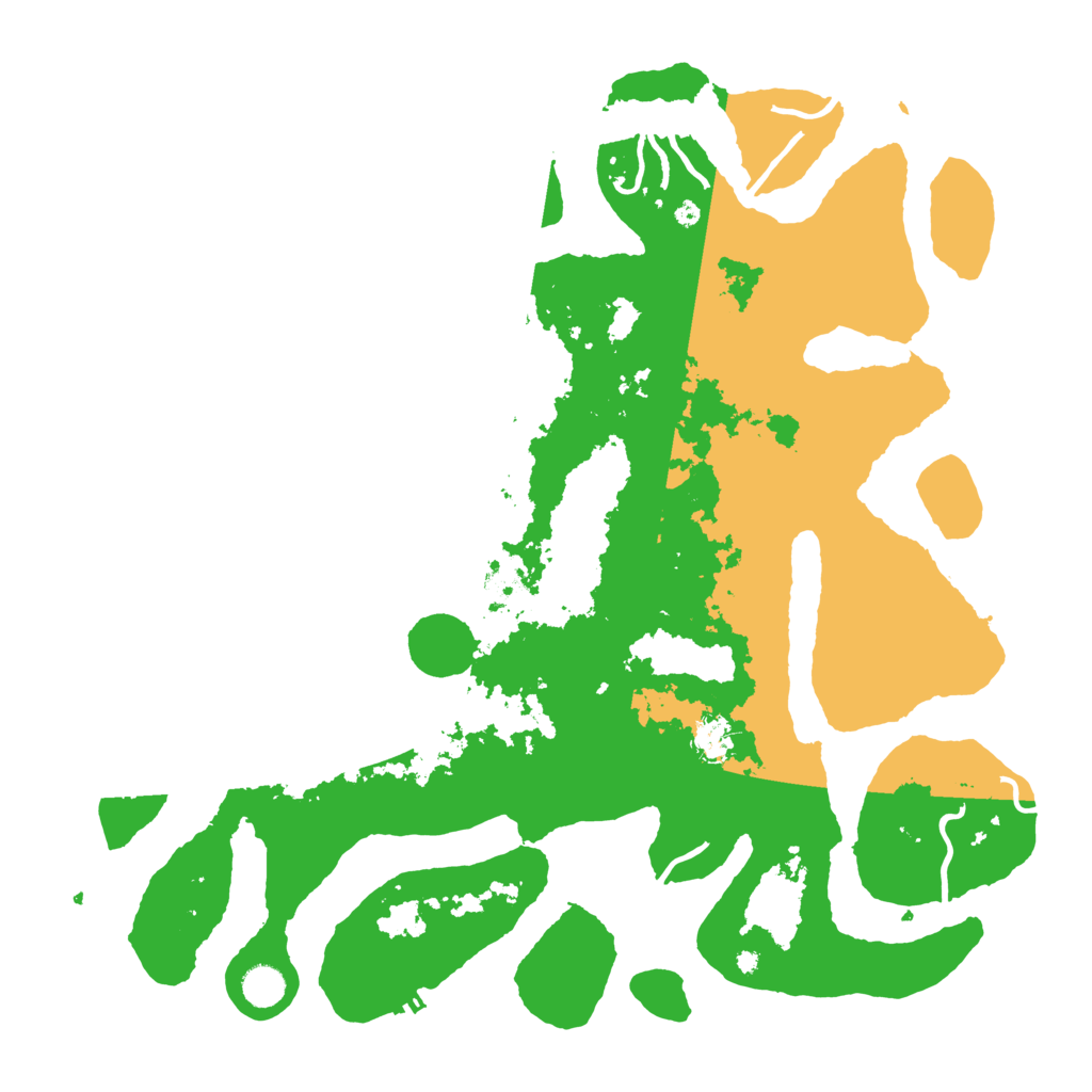 Biome Rust Map: Procedural Map, Size: 4545, Seed: 2937465