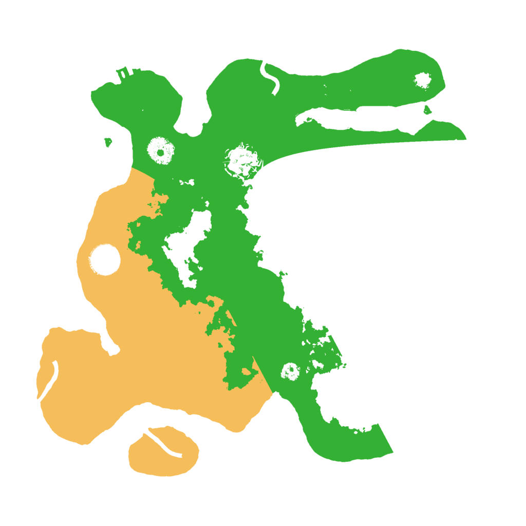 Biome Rust Map: Procedural Map, Size: 3000, Seed: 21208990