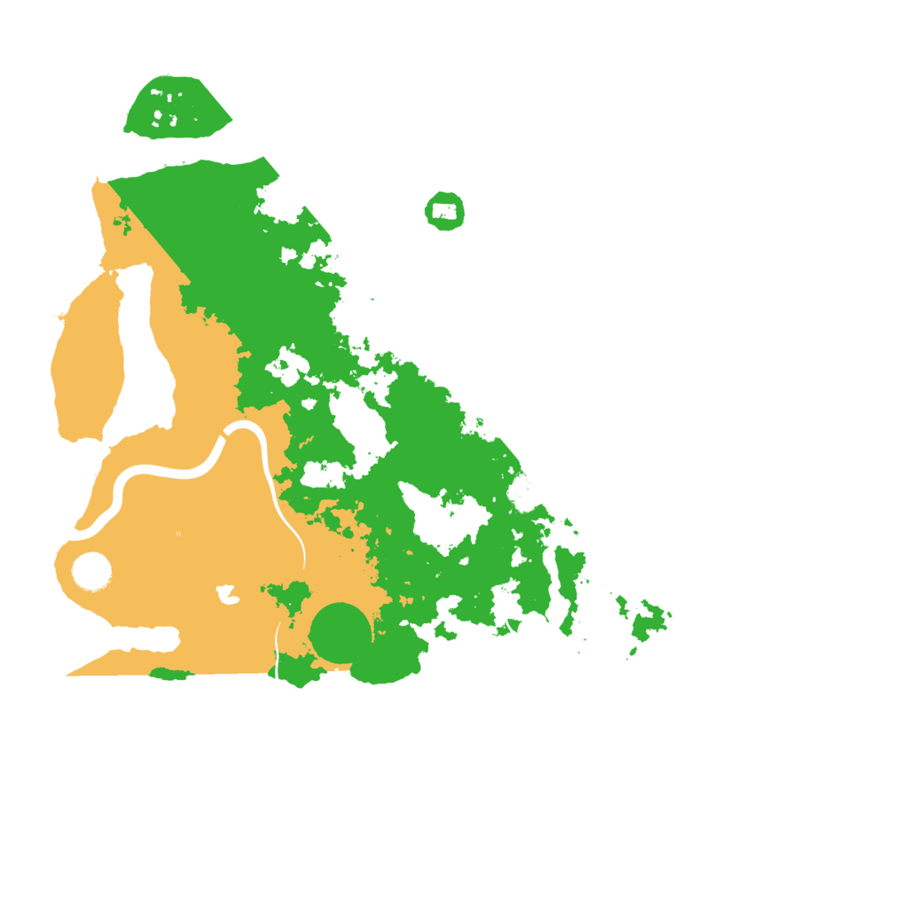 Biome Rust Map: Procedural Map, Size: 4100, Seed: 1234567890