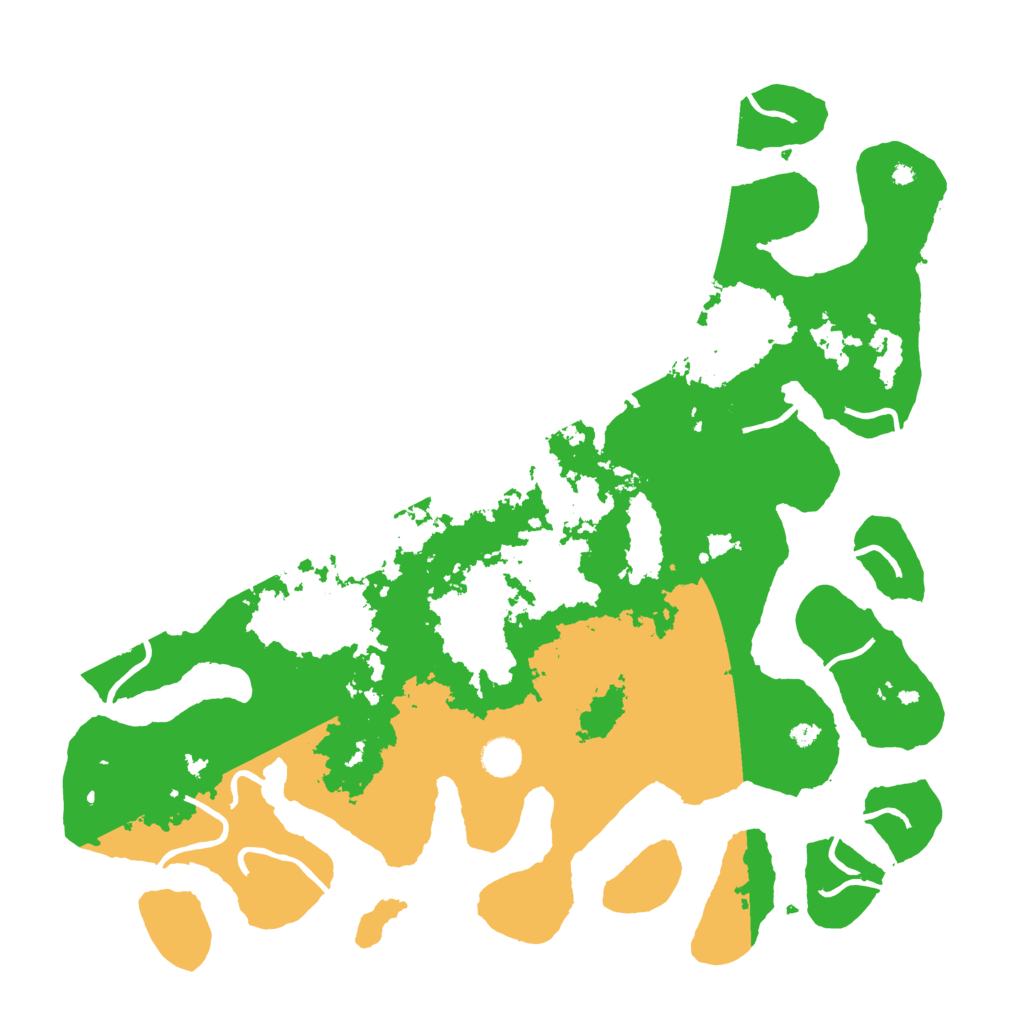 Biome Rust Map: Procedural Map, Size: 4500, Seed: 443007