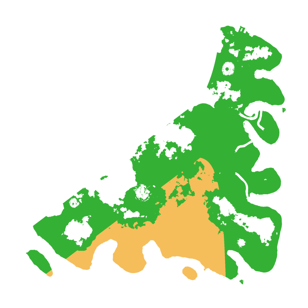Biome Rust Map: Procedural Map, Size: 3550, Seed: 120587
