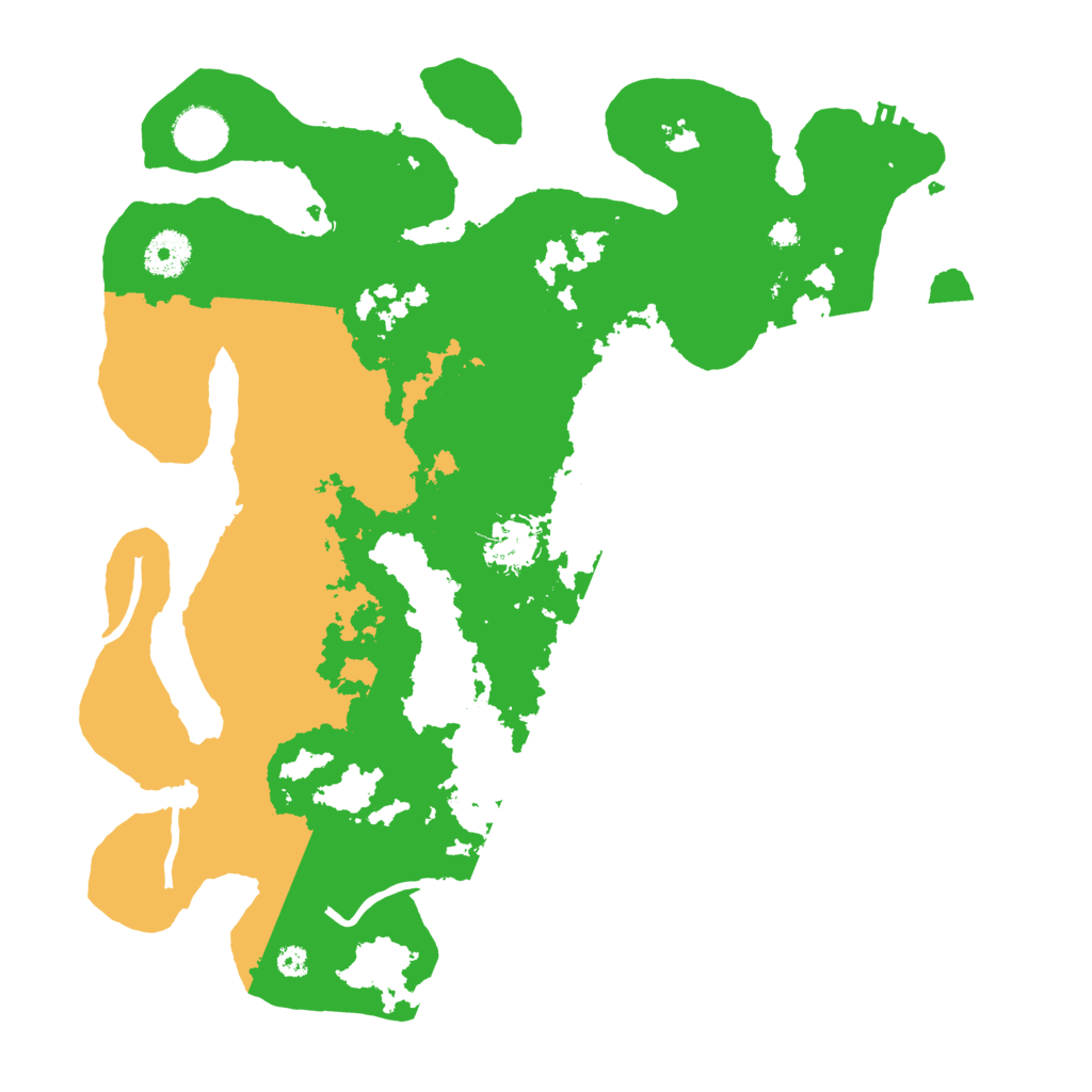 Biome Rust Map: Procedural Map, Size: 3550, Seed: 506147