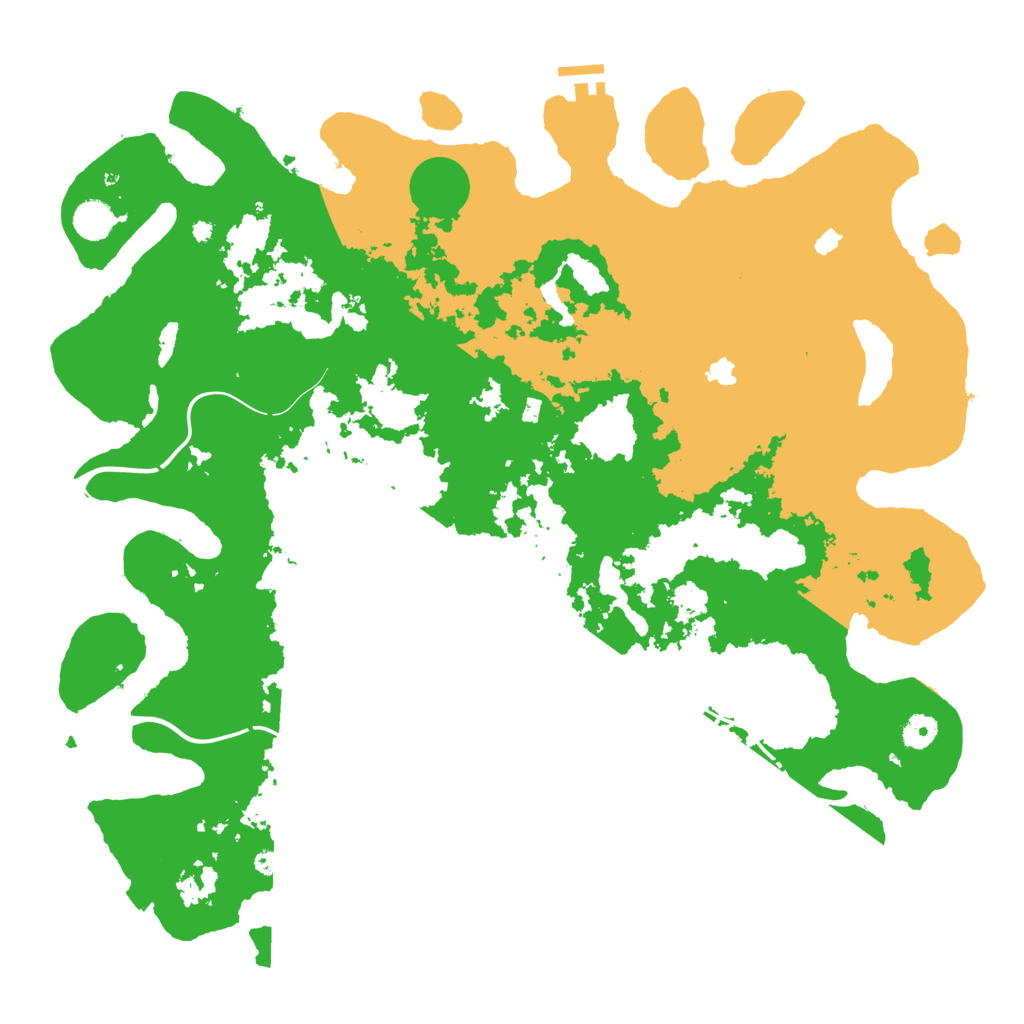 Biome Rust Map: Procedural Map, Size: 4500, Seed: 3111072