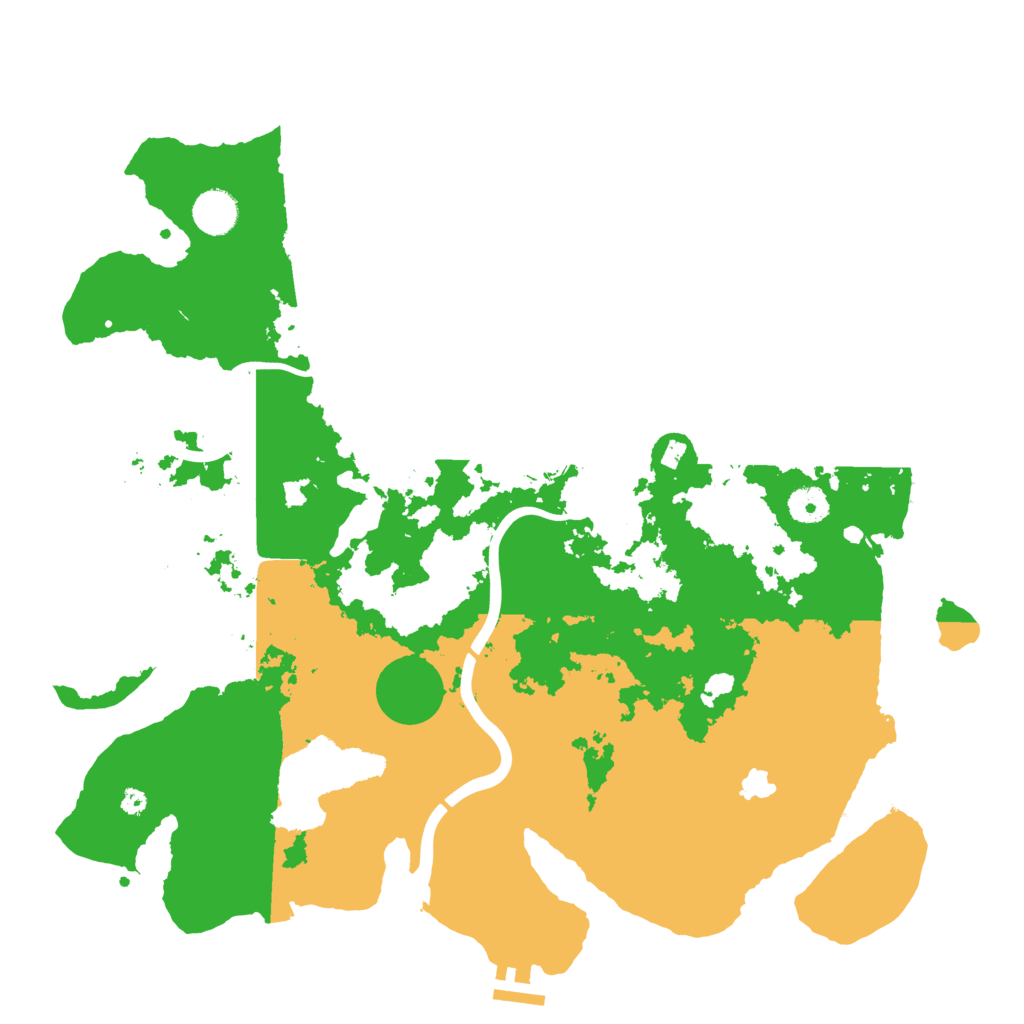Biome Rust Map: Procedural Map, Size: 4000, Seed: 4022223