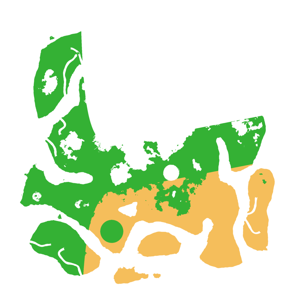 Biome Rust Map: Procedural Map, Size: 3510, Seed: 6051994