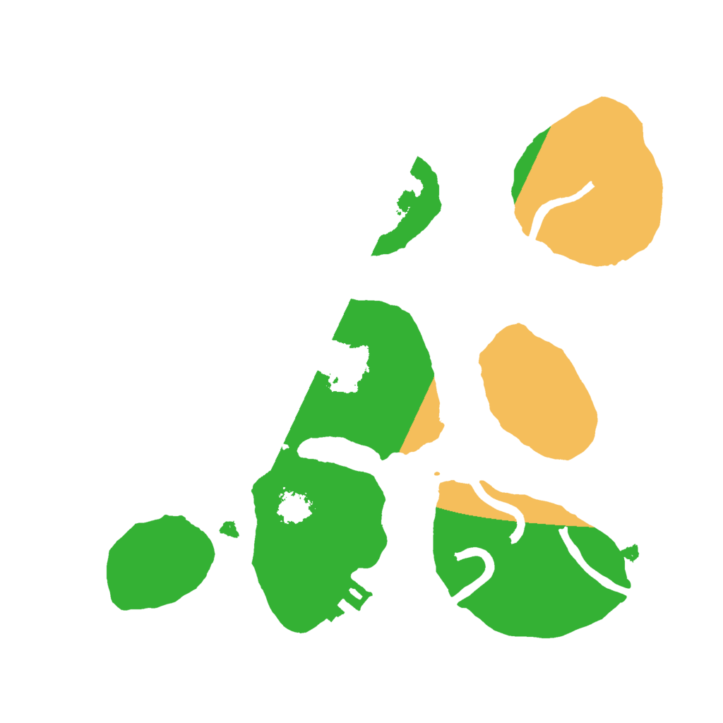 Biome Rust Map: Procedural Map, Size: 2000, Seed: 632145