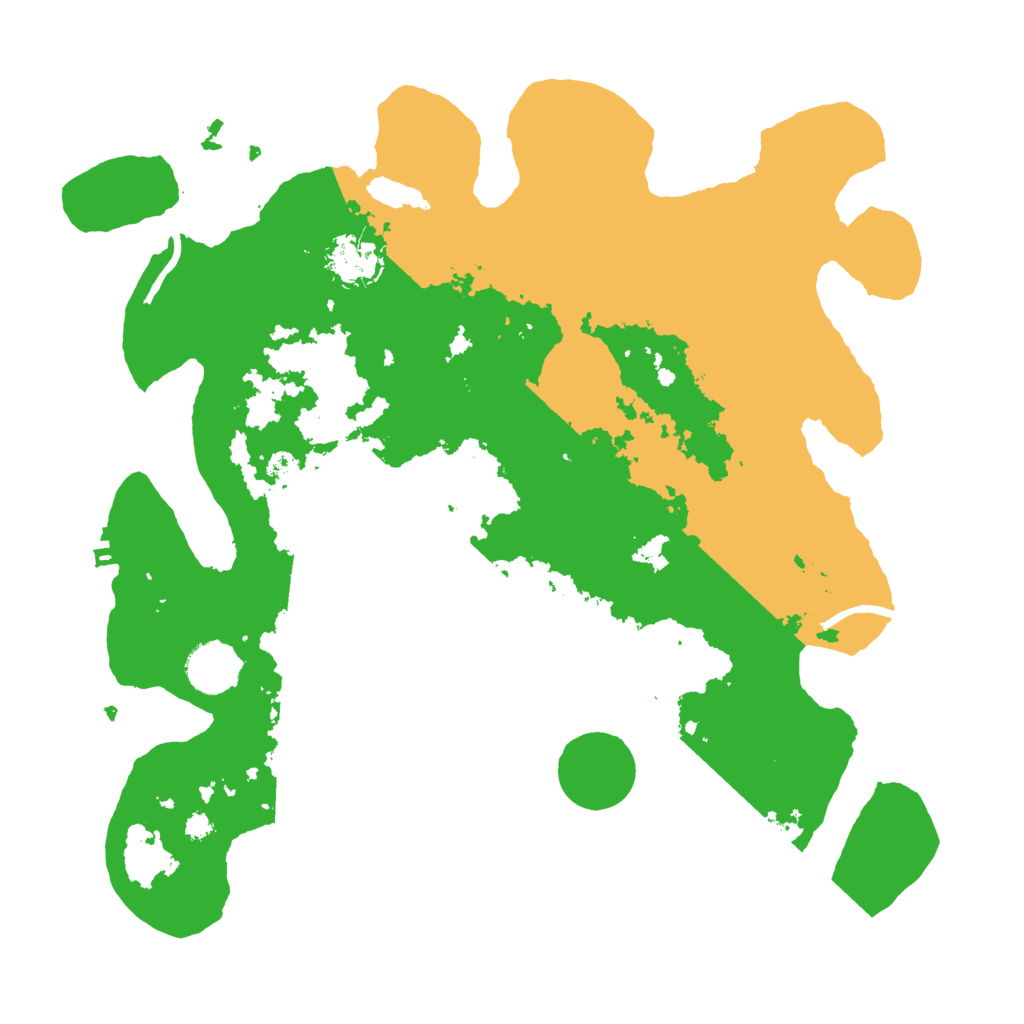 Biome Rust Map: Procedural Map, Size: 3500, Seed: 1337419