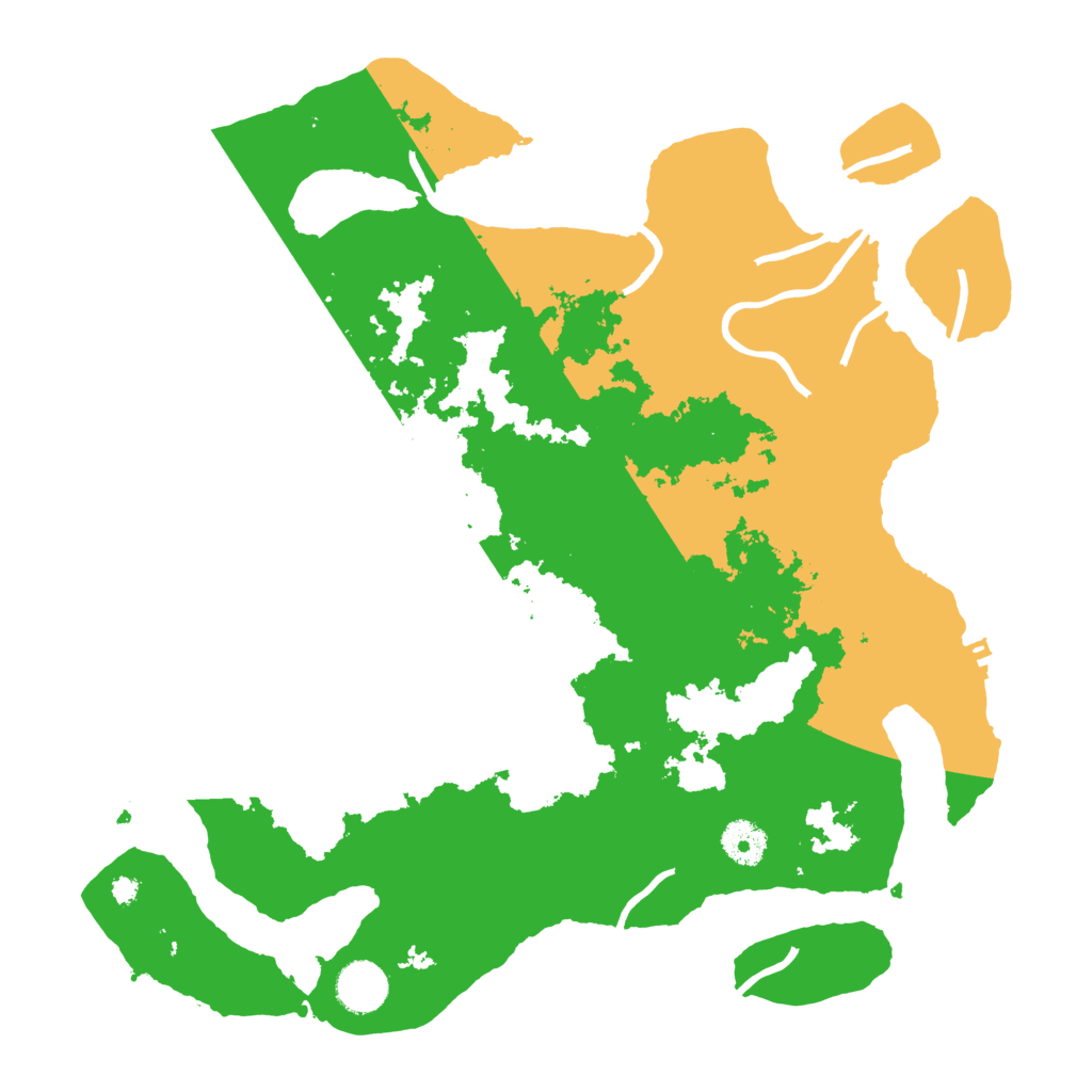 Biome Rust Map: Procedural Map, Size: 3700, Seed: 1461177987