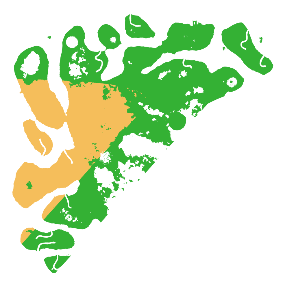 Biome Rust Map: Procedural Map, Size: 4500, Seed: 119728312