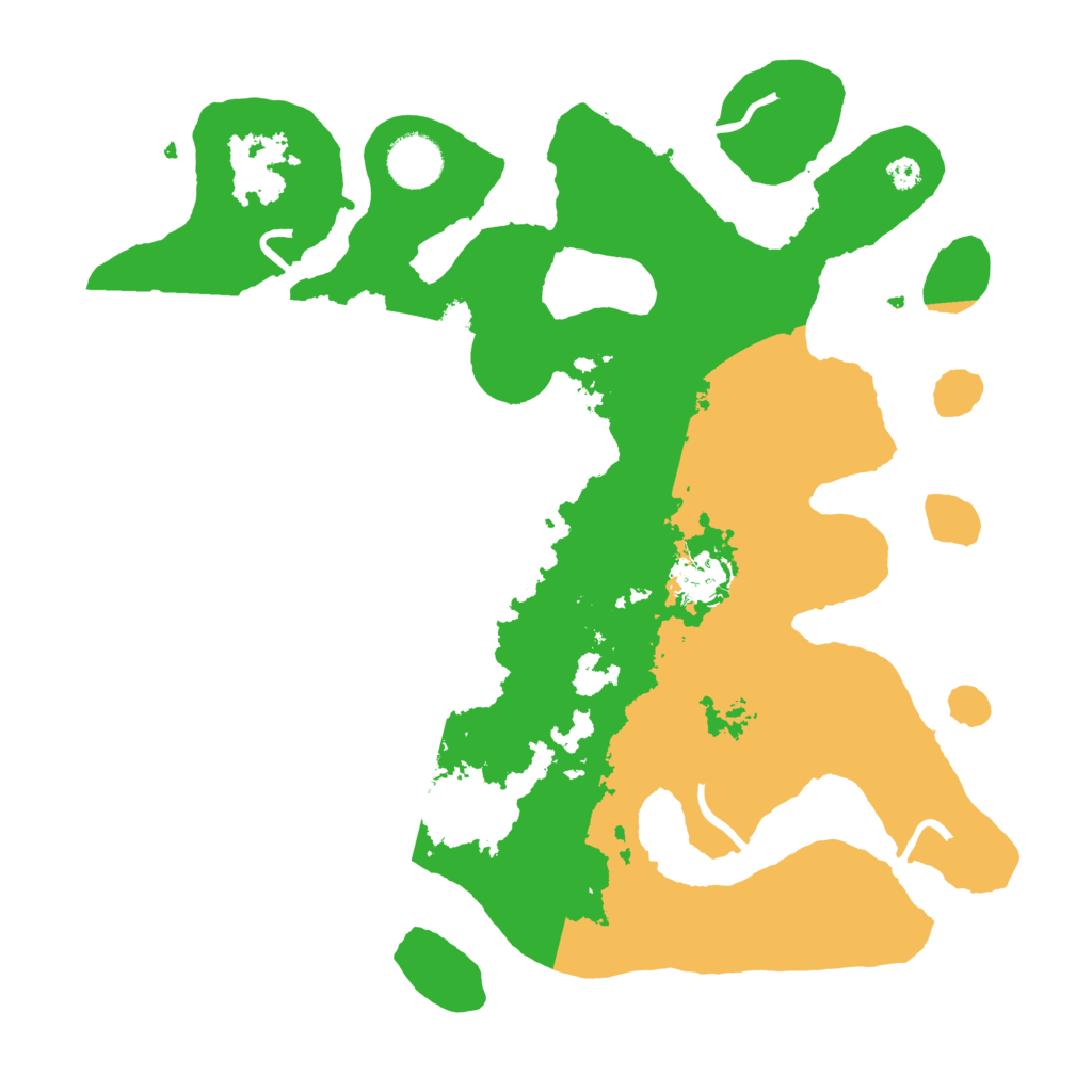 Biome Rust Map: Procedural Map, Size: 3500, Seed: 5708478