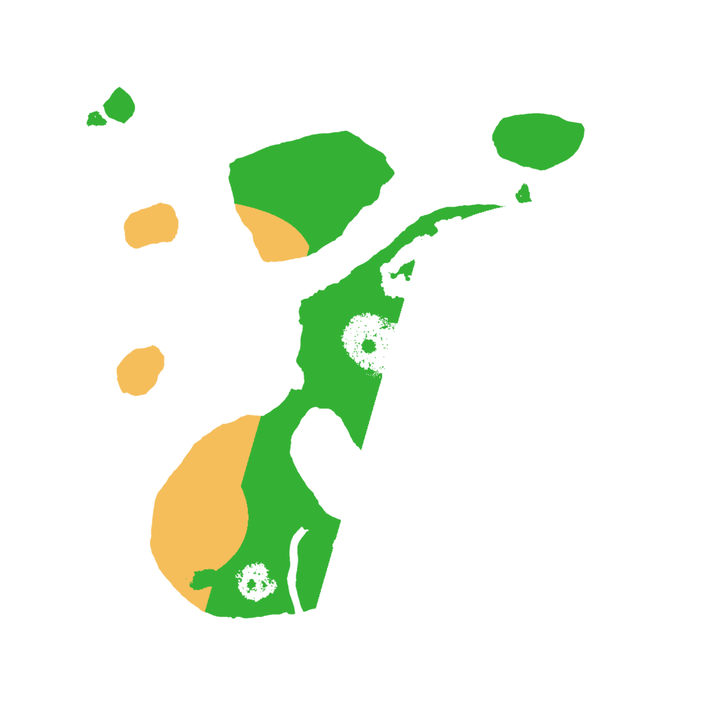 Biome Rust Map: Procedural Map, Size: 1955, Seed: 3500