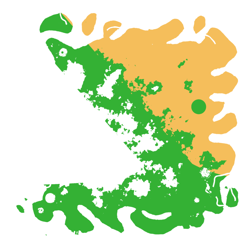 Biome Rust Map: Procedural Map, Size: 4500, Seed: 3800640