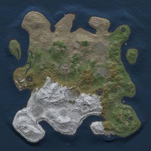 Thumbnail Rust Map: Procedural Map, Size: 3400, Seed: 2147483647, 17 Monuments