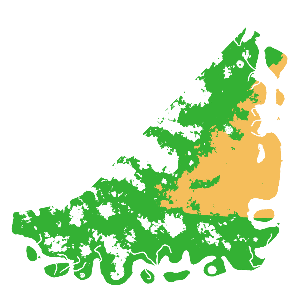 Biome Rust Map: Procedural Map, Size: 6000, Seed: 1357924680