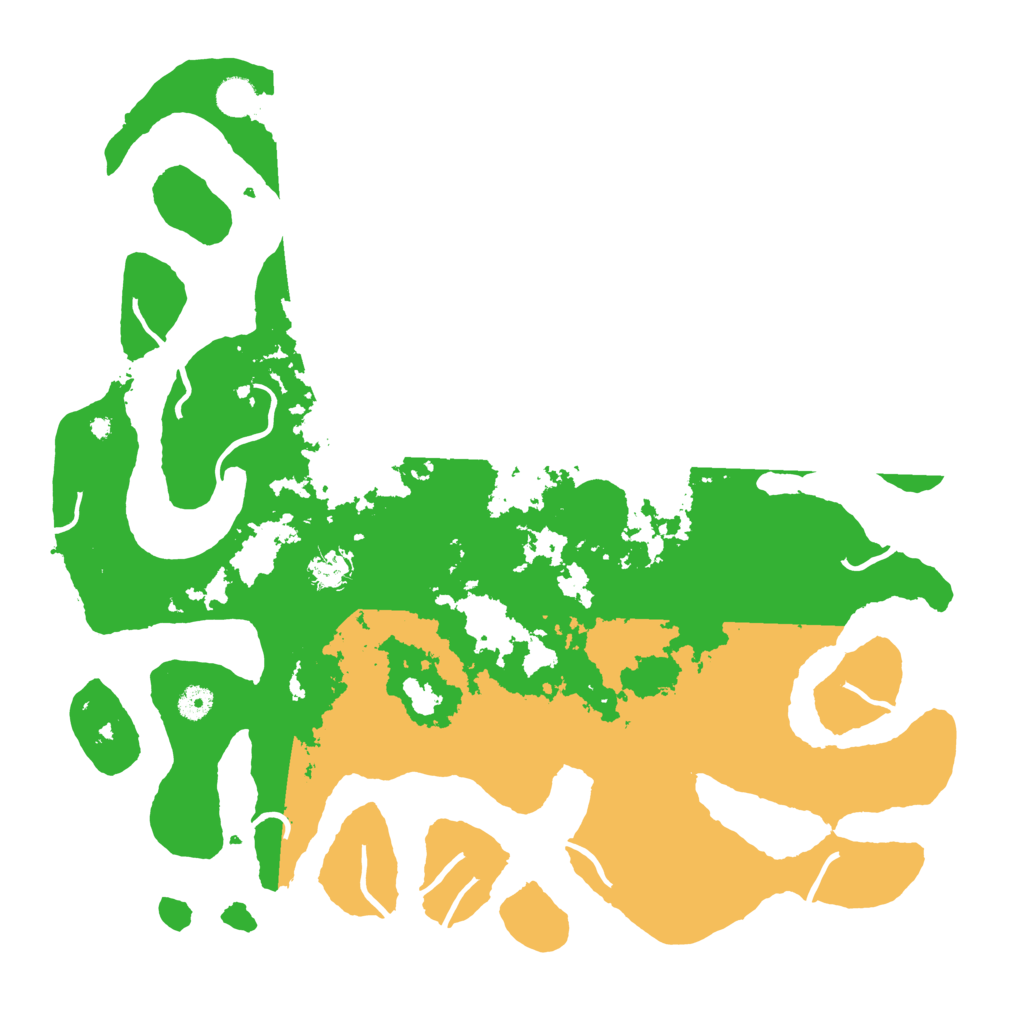 Biome Rust Map: Procedural Map, Size: 4500, Seed: 4159609