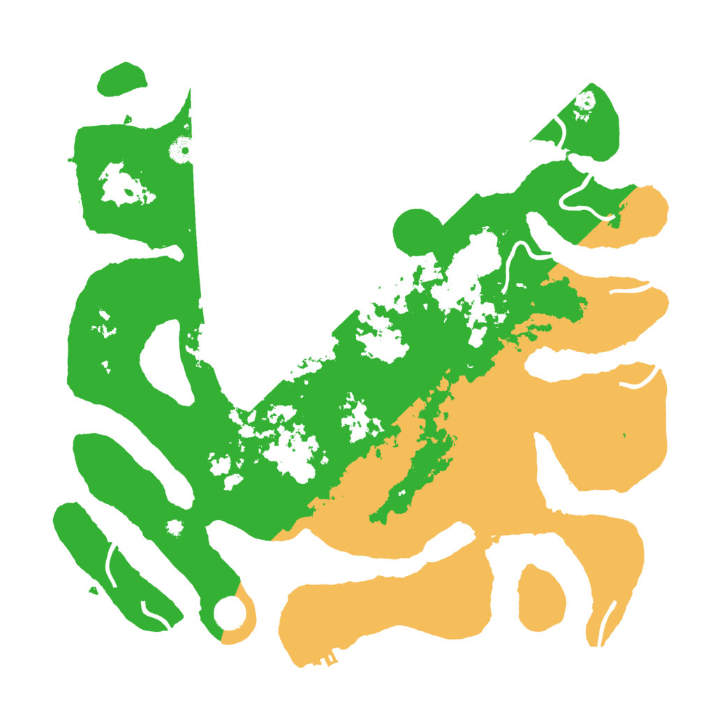 Biome Rust Map: Procedural Map, Size: 4000, Seed: 1341101