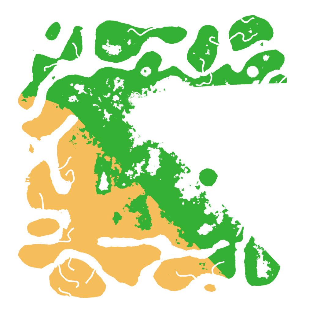 Biome Rust Map: Procedural Map, Size: 4800, Seed: 59595959