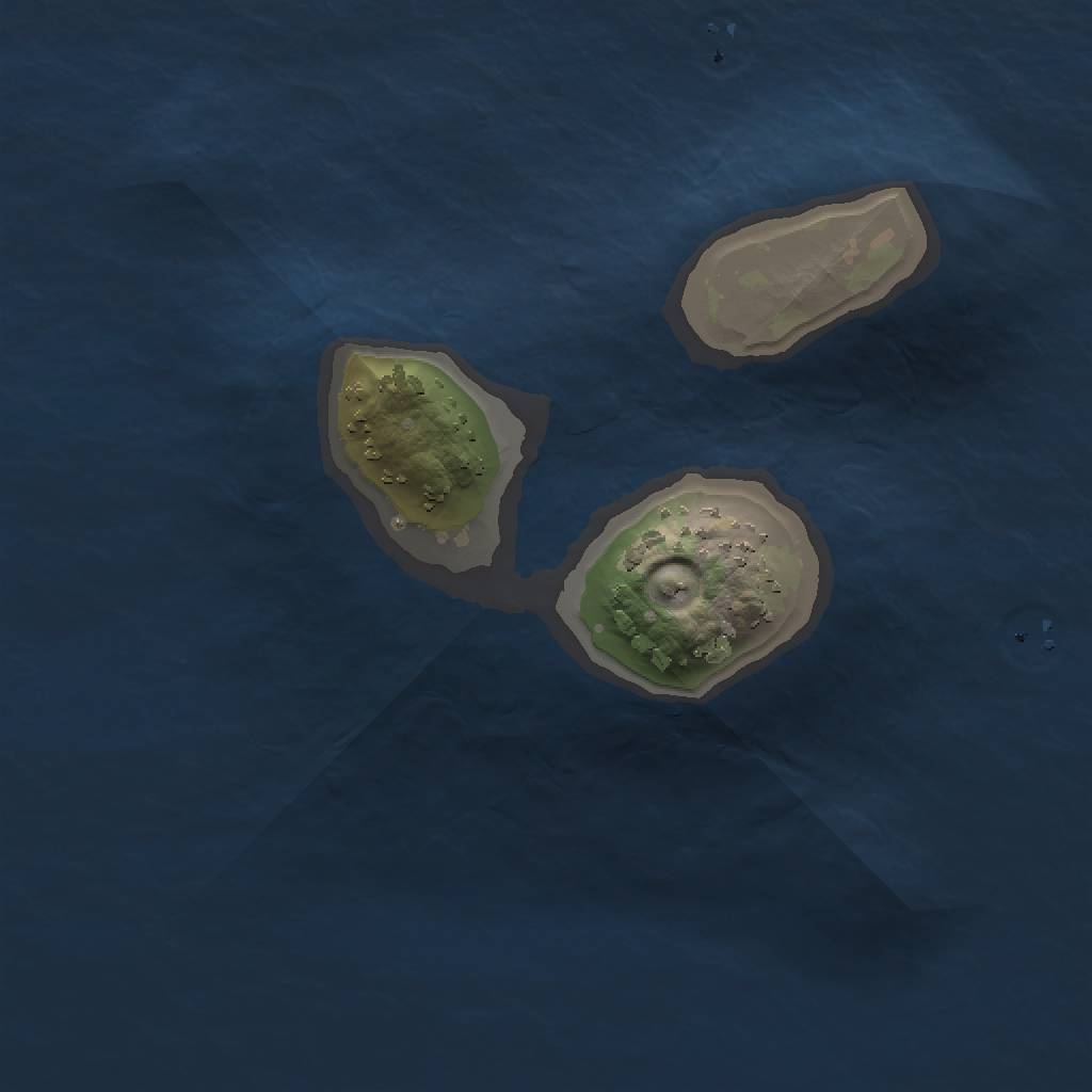 Rust Map: Procedural Map, Size: 1250, Seed: 836429099, 4 Monuments