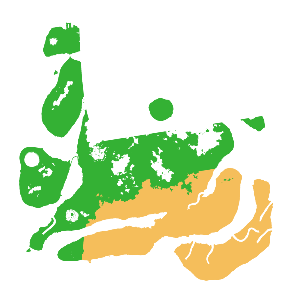 Biome Rust Map: Procedural Map, Size: 3550, Seed: 415656