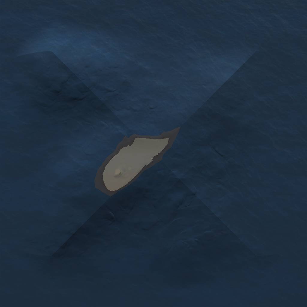 Rust Map: Procedural Map, Size: 1000, Seed: 1735368217, 3 Monuments