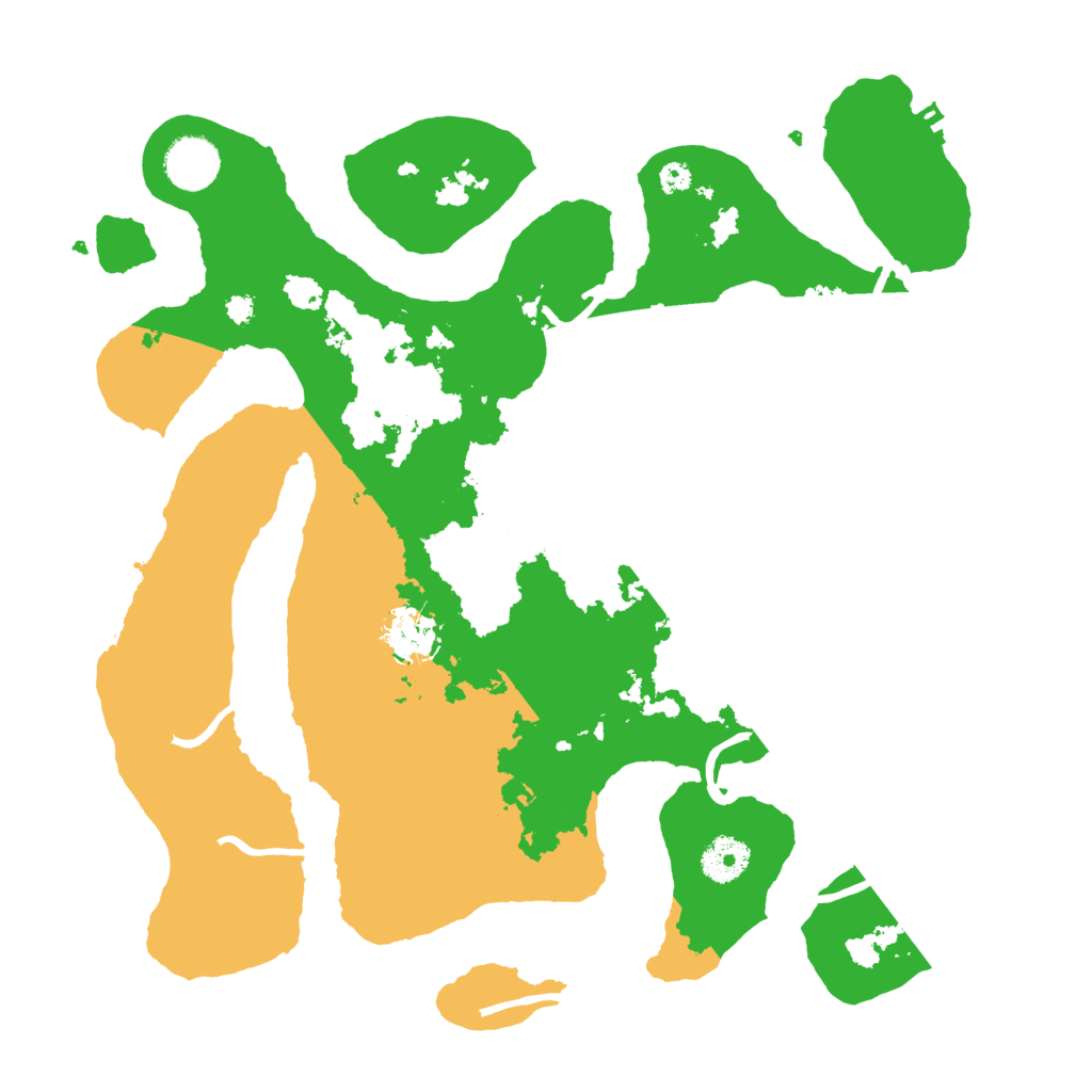 Biome Rust Map: Procedural Map, Size: 3550, Seed: 221801