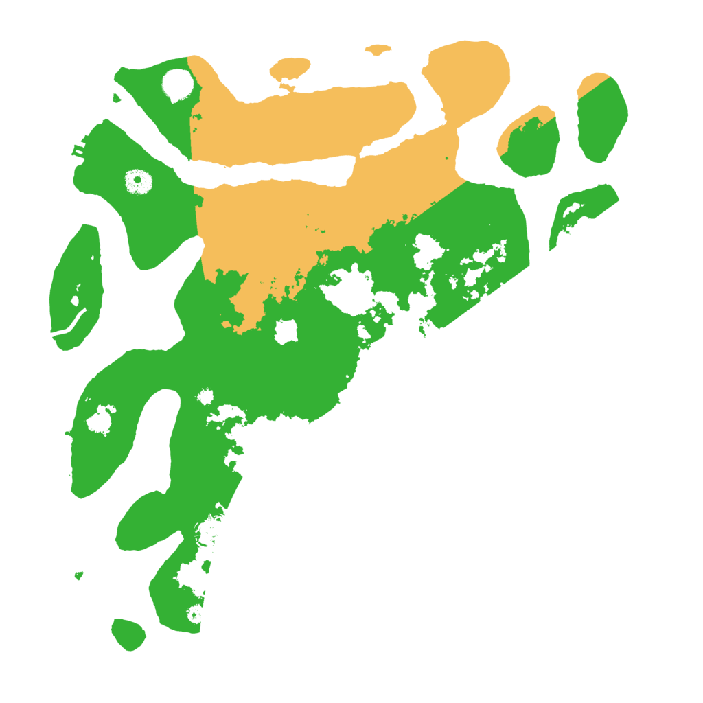 Biome Rust Map: Procedural Map, Size: 4000, Seed: 25263