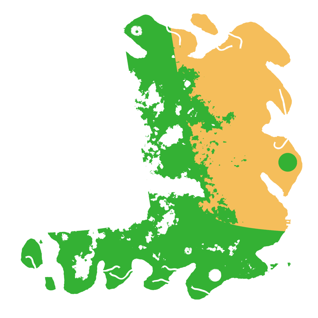 Biome Rust Map: Procedural Map, Size: 4500, Seed: 1801473