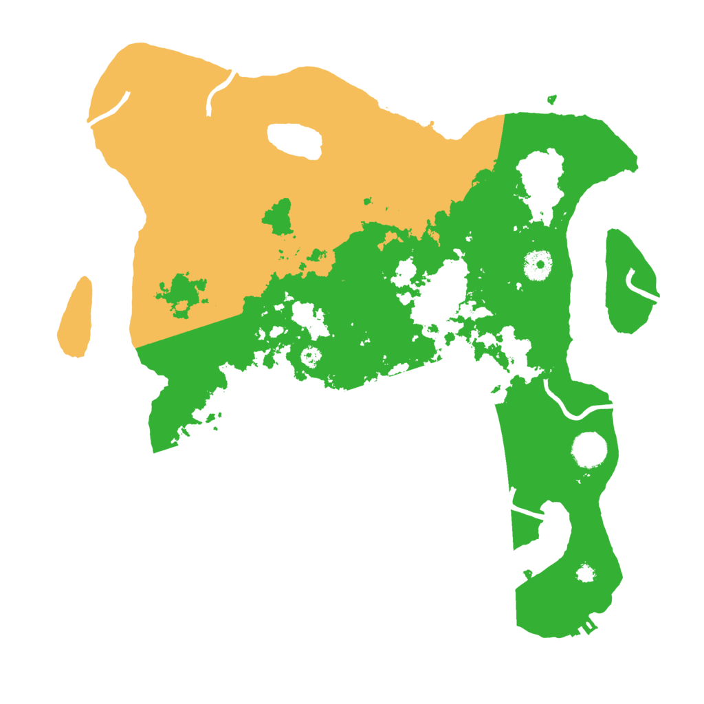 Biome Rust Map: Procedural Map, Size: 3550, Seed: 985267