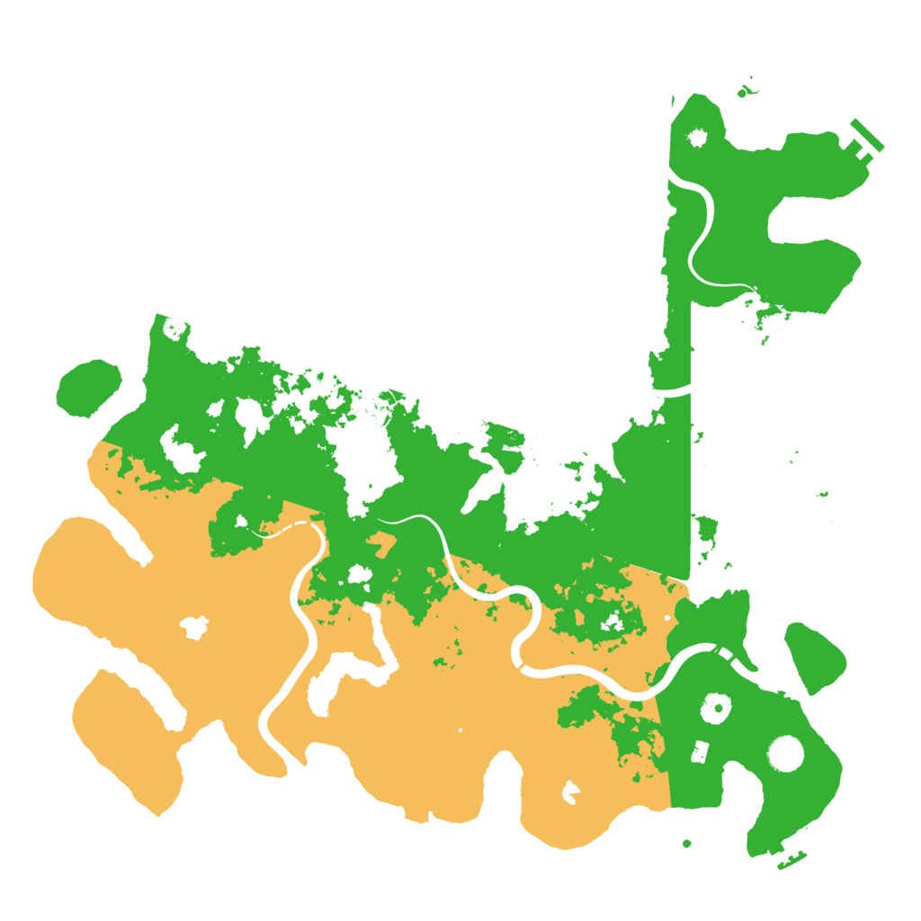 Biome Rust Map: Procedural Map, Size: 4500, Seed: 1046231147